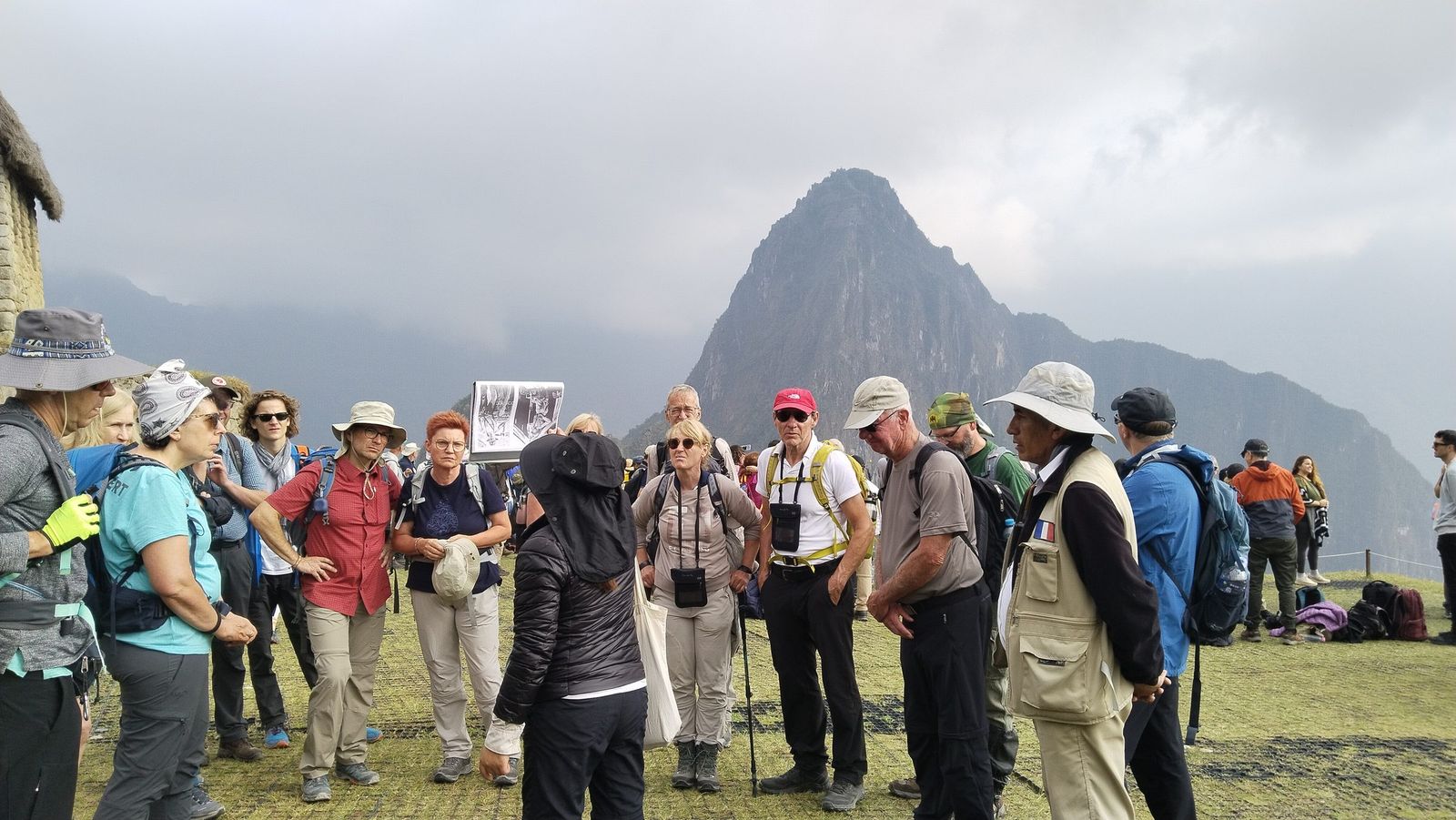A guided visit inside Machu Picchu